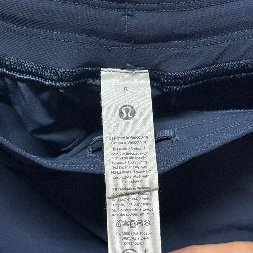 Lululemon Adapted State Jogger Running Pants Navy Blue Womens 8 LW5CVMS - Picture 3 of 7